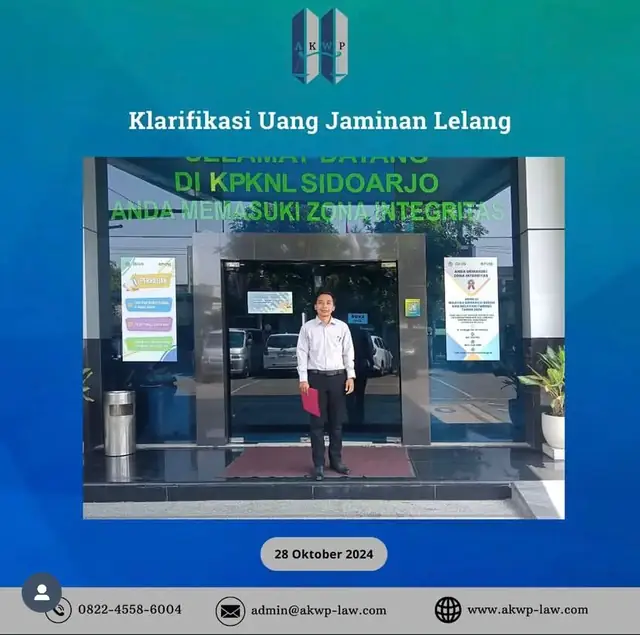 Klarifikasi jaminan lelang