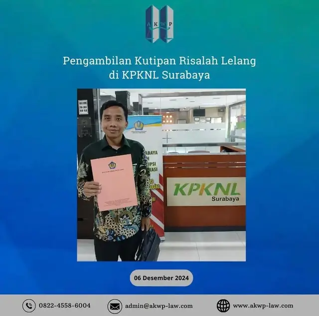 Pengambilan kutipan risalah lelang