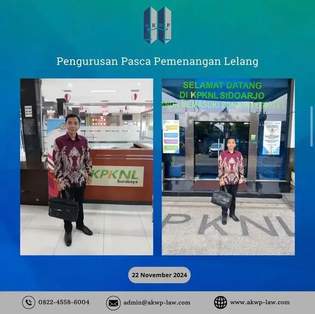 Pengurusan pasca penanganan lelang